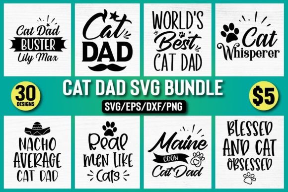 About Cat Dad SVG Bundle Review