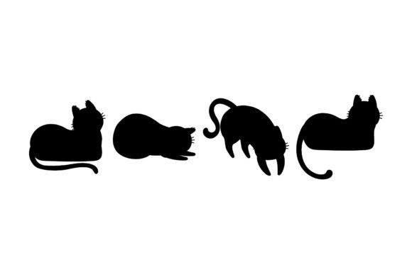 Black Halloween Cat Silhouette Review for Embroidery Projects