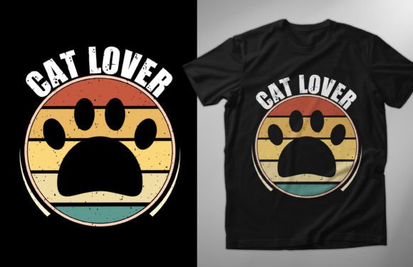 Cat Lover T-shirt Design Free Review