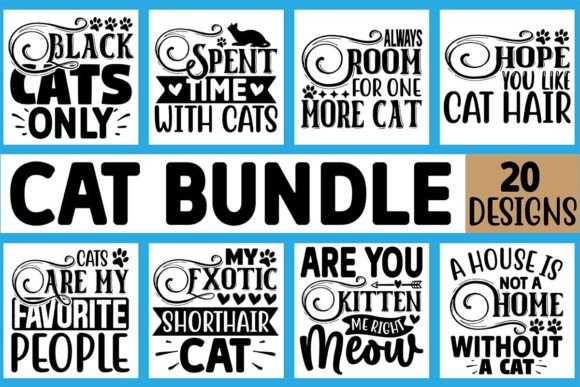 Cat SVG T-Shirt Designs Bundle Review
