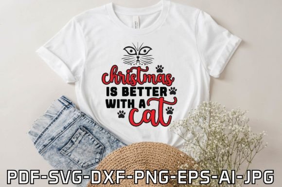 Christmas is Better with a Cat Embroidery Design Review