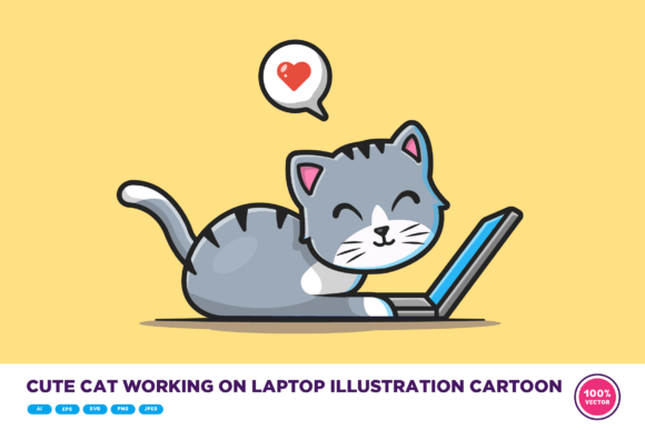 Cute Cat on Laptop Embroidery Design Review