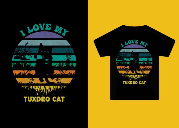 I Love My Tuxedo Cat T-Shirt Design Review