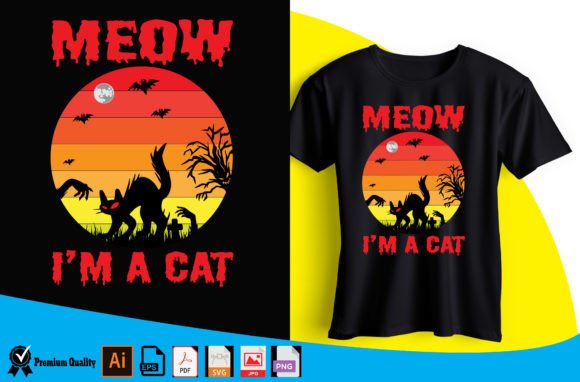 Meow I m a Cat T Shirt Design Review