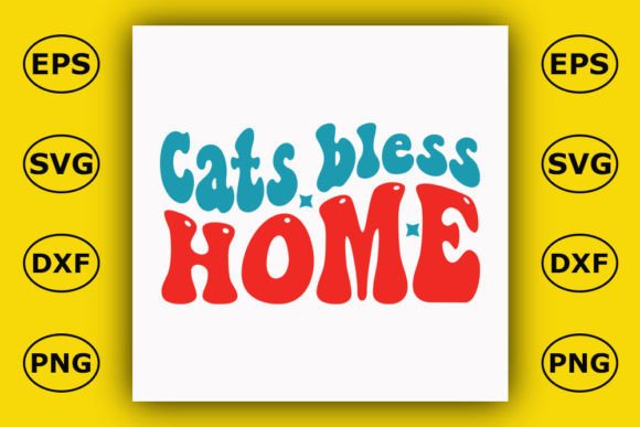 Retro Cat T-shirt Design Review: Cats Bless